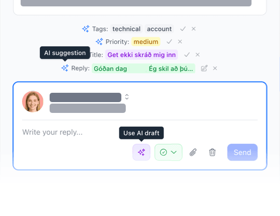Mynd af gervigreind í vinnu
