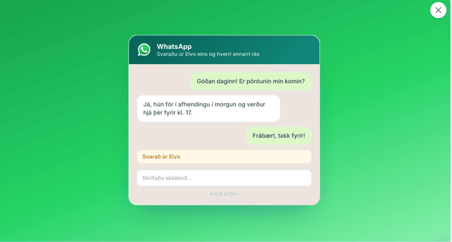 WhatsApp, snjallari þjónar, betri merkingar, tölvupóstur, fræðslufundur